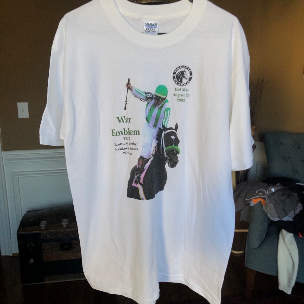 Vintage Kentucky Derby War Emblem Tee Shirt
